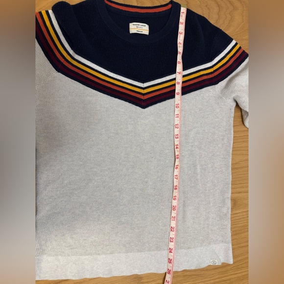 Marine Layer Men’s Stowe Crewneck Sweater Size: Medium rare hard to find - Picture 8 of 9